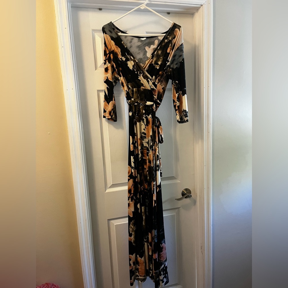 Pink Blush Maternity maxi dress